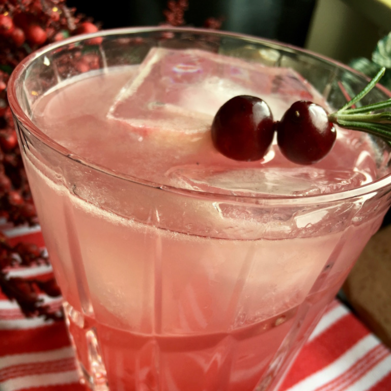 Perfect Winter Cranberry Margarita Cocktail