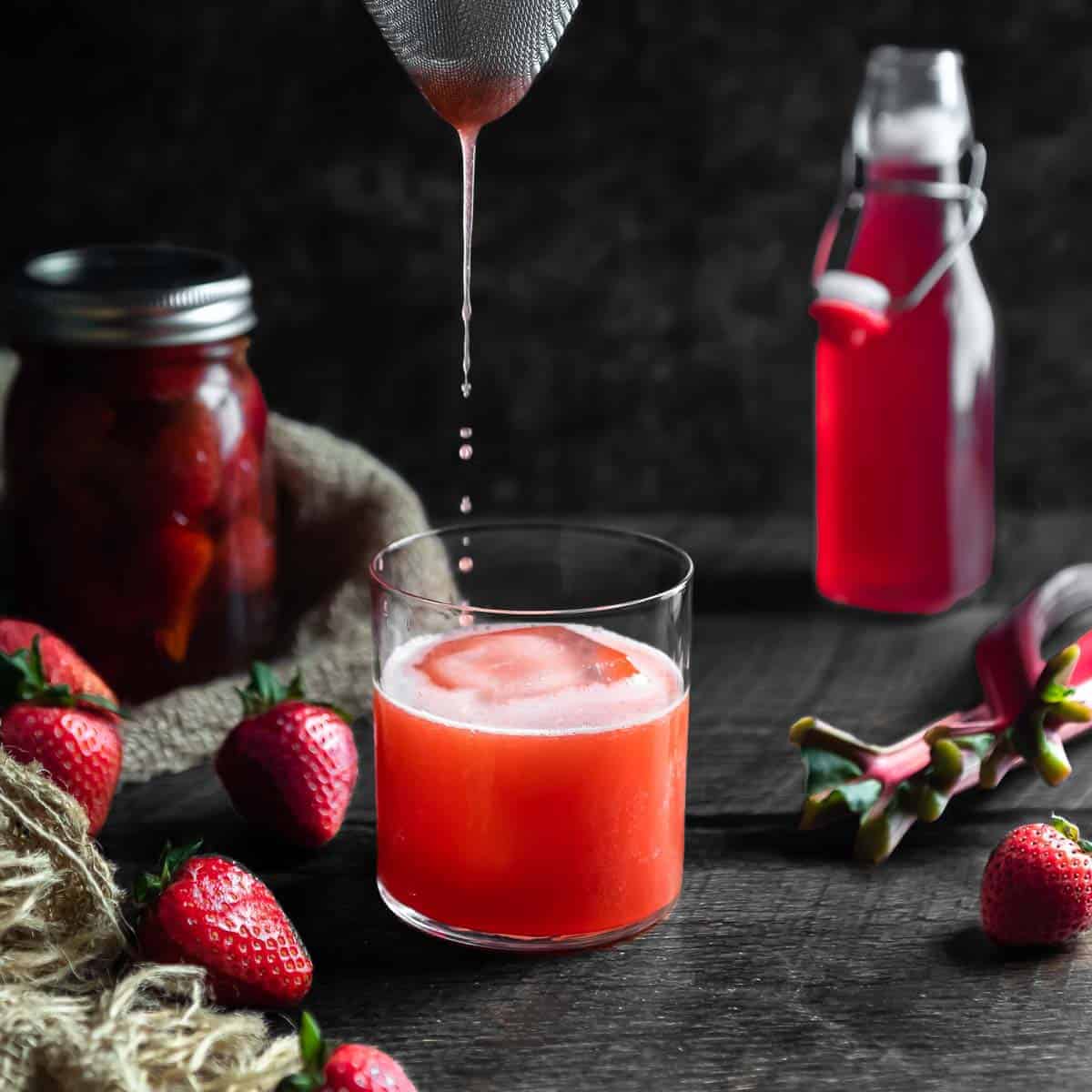 Image for Strawberry Rhubarb Whiskey Sour