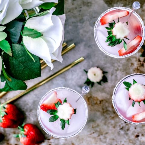 Image for Spiked Strawberry Lemonade Fizz