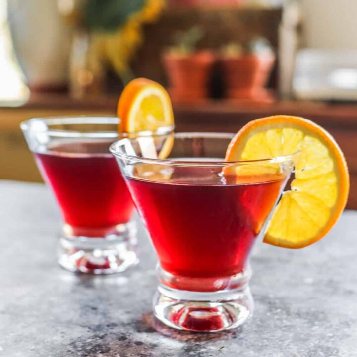 Image for Fresh Pomegranate Martini Recipe