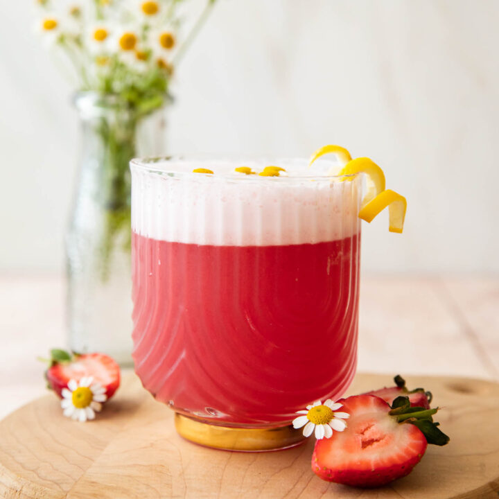 Image for Pink Gin Sour (Triple Berry Cocktail)