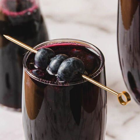 Image for Raise a Glass to New Years with a Blueberry Kir Royale Cocktail!